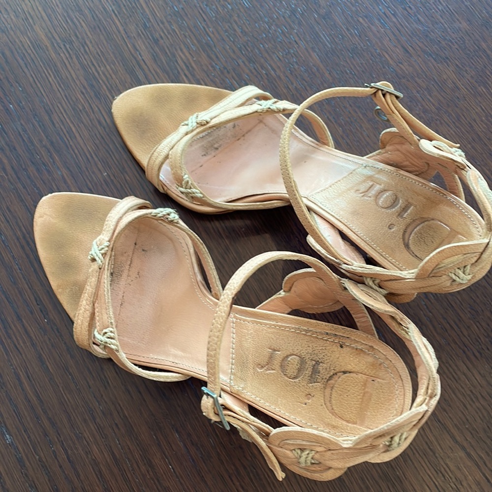 Dior sandals pink sz 37 (US 7) - Picture 2 of 6